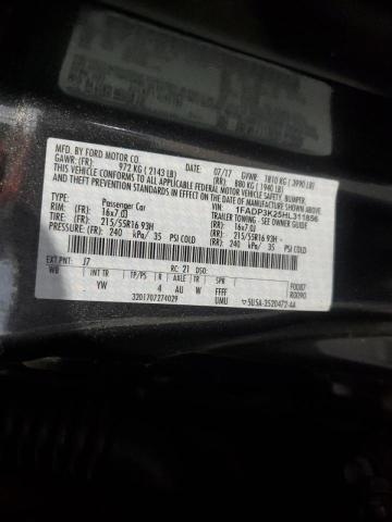 Aukcja sprzedaży 2017 Ford Focus Se, vin: 1FADP3K25HL311856, numer aukcji: 43792983