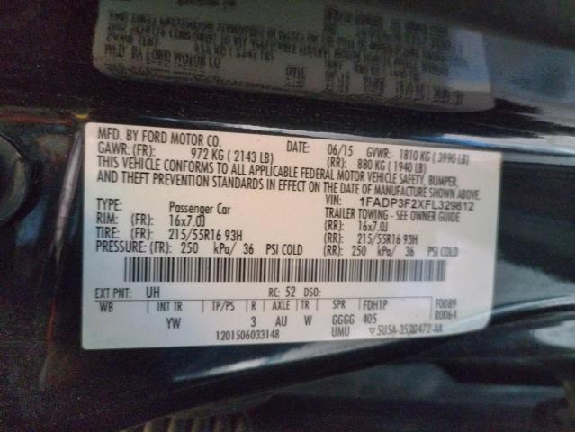 Aukcja sprzedaży 2015 Ford Focus Se, vin: 1FADP3F2XFL329812, numer aukcji: 43660173