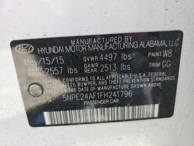 Aukcja sprzedaży 2015 Hyundai Sonata Se, vin: 5NPE24AF1FH241796, numer aukcji: 43598753