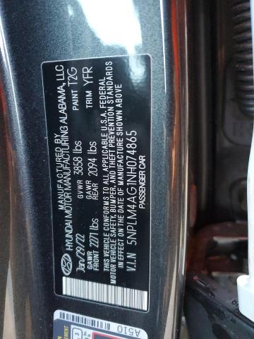 Aukcja sprzedaży 2022 Hyundai Elantra Sel, vin: 5NPLM4AG1NH074865, numer aukcji: 43601763