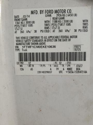 Aukcja sprzedaży 2014 Ford F150, vin: 1FTMF1CM0EKE10636, numer aukcji: 43961473