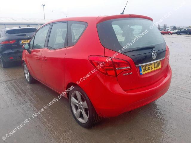 Aukcja sprzedaży 2012 Vauxhall Meriva Exc, vin: W0LSD9EC8D4032146, numer aukcji: 43828833
