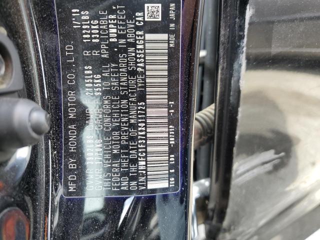 Aukcja sprzedaży 2019 Honda Civic Ex, vin: JHMFC1F37KX011725, numer aukcji: 43840123