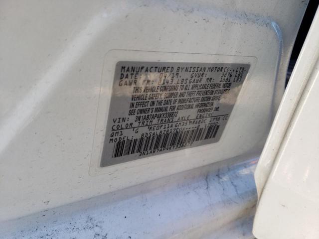 2019 Nissan Sentra S მანქანა იყიდება აუქციონზე, vin: 3N1AB7AP4KY338872, აუქციონის ნომერი: 43853343