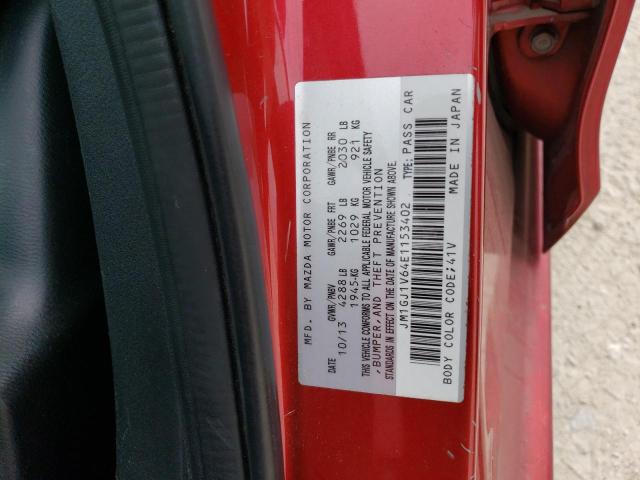 43312293 :رقم المزاد ، JM1GJ1V64E1153402 vin ، 2014 Mazda 6 Touring مزاد بيع