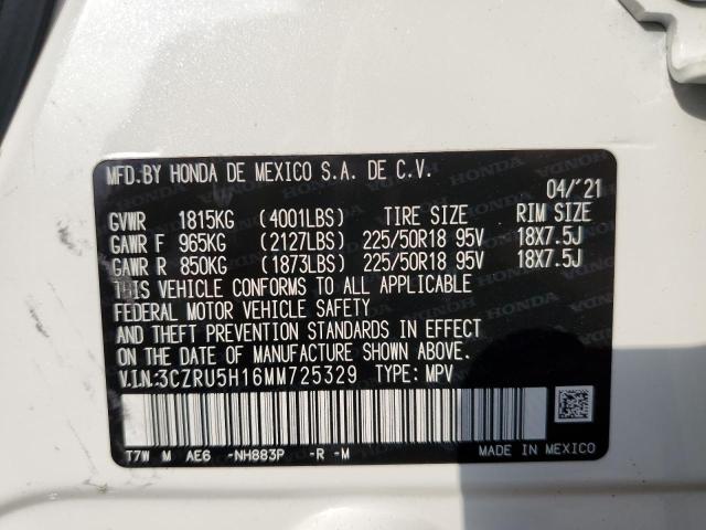 Aukcja sprzedaży 2021 Honda Hr-v Sport, vin: 3CZRU5H16MM725329, numer aukcji: 43897713