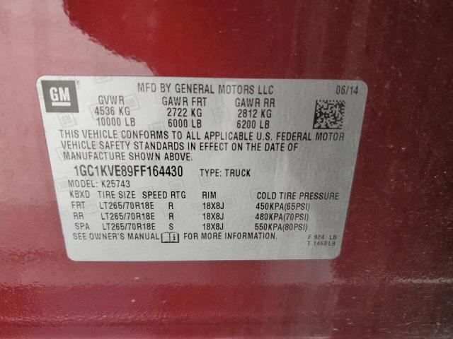 Aukcja sprzedaży 2015 Chevrolet Silverado K2500 Heavy Duty Lt, vin: 1GC1KVE89FF164430, numer aukcji: 43578893