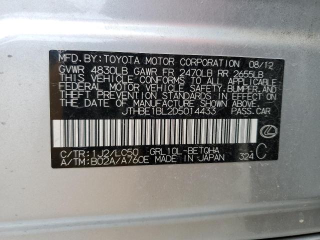 Aukcja sprzedaży 2013 Lexus Gs 350, vin: JTHBE1BL2D5014433, numer aukcji: 43823383