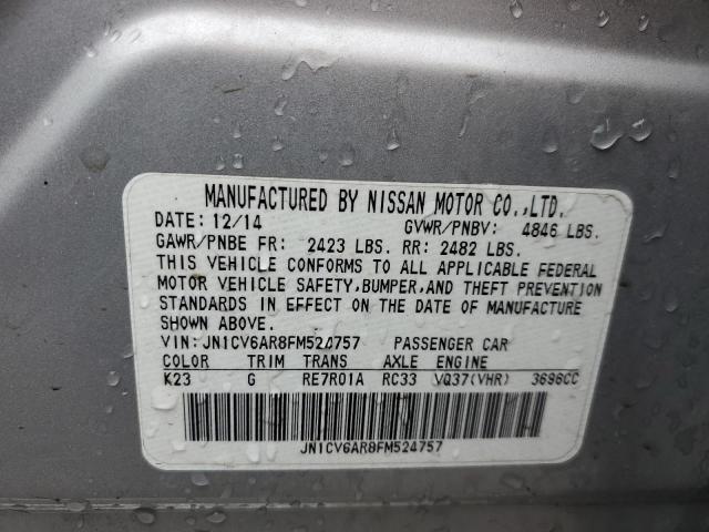 Продажа на аукционе авто 2015 Infiniti Q40, vin: JN1CV6AR8FM524757, номер лота: 43722693