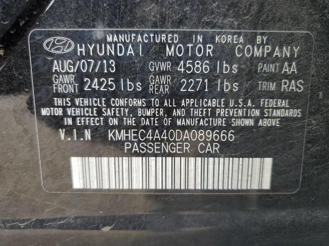 Aukcja sprzedaży 2013 Hyundai Sonata Hybrid, vin: KMHEC4A40DA089666, numer aukcji: 43808253