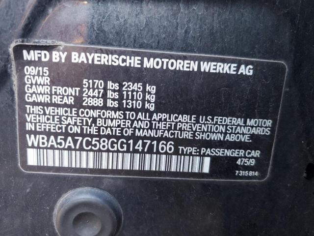 Aukcja sprzedaży 2016 Bmw 528 Xi, vin: WBA5A7C58GG147166, numer aukcji: 43599613