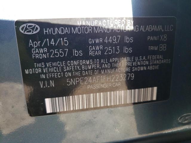 Продаж на аукціоні авто 2015 Hyundai Sonata Se, vin: 5NPE24AF1FH223279, номер лоту: 42439833