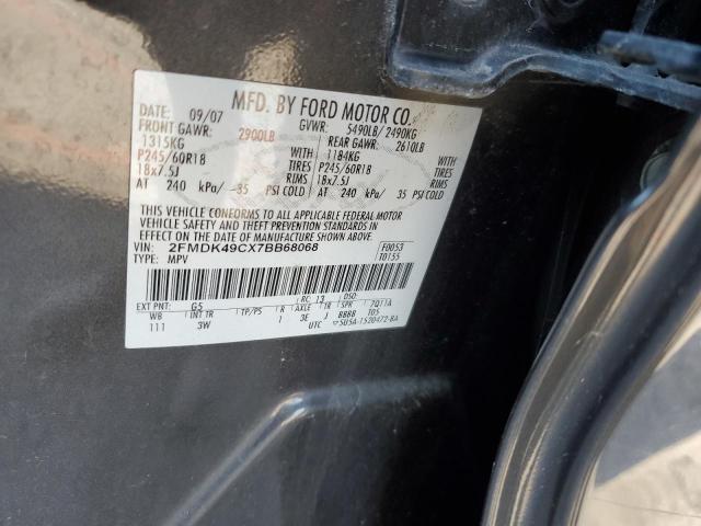 Aukcja sprzedaży 2007 Ford Edge Sel Plus, vin: 2FMDK49CX7BB68068, numer aukcji: 43937863