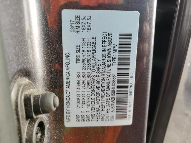 Aukcja sprzedaży 2017 Honda Cr-v Ex, vin: 5J6RW2H58HL028361, numer aukcji: 43641953
