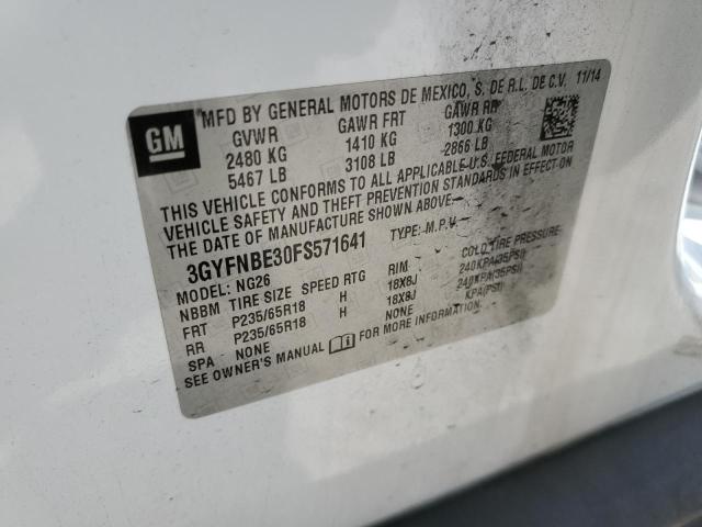 Aukcja sprzedaży 2015 Cadillac Srx Luxury Collection, vin: 3GYFNBE30FS571641, numer aukcji: 43747183