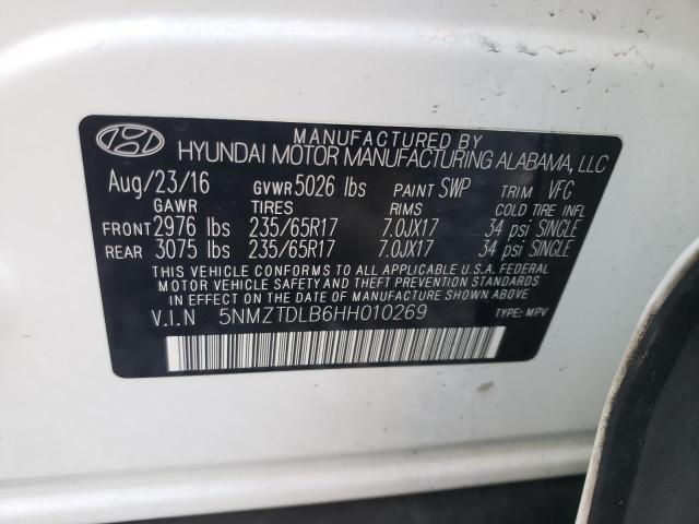 Aukcja sprzedaży 2017 Hyundai Santa Fe Sport, vin: 5NMZTDLB6HH010269, numer aukcji: 43733793