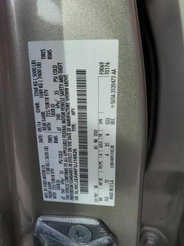 Aukcja sprzedaży 2015 Lincoln Mkc, vin: 5LMCJ2A96FUJ18826, numer aukcji: 43631163