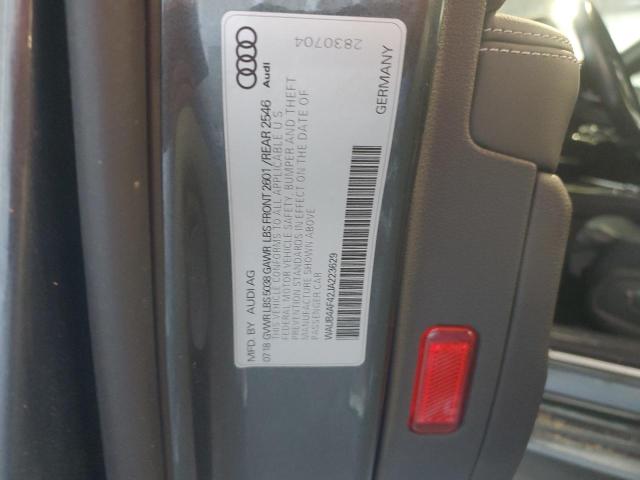 Aukcja sprzedaży 2018 Audi S4 Premium Plus, vin: WAUB4AF42JA223629, numer aukcji: 44004023