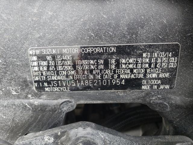 Продажа на аукционе авто 2014 Suzuki Dl1000, vin: JS1VU51A8E2101954, номер лота: 43464503