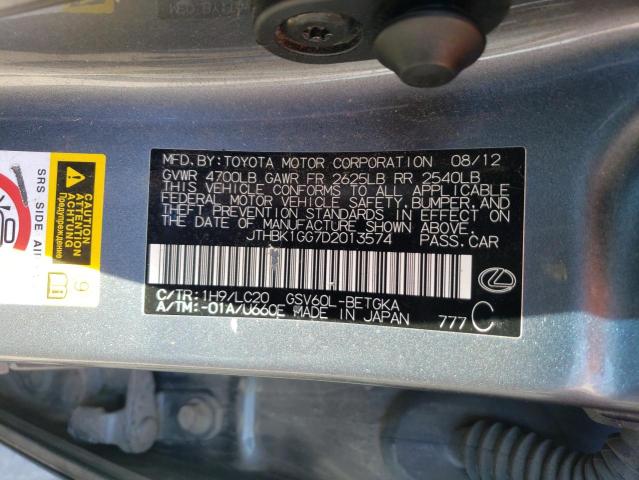 Продажа на аукционе авто 2013 Lexus Es 350, vin: JTHBK1GG7D2013574, номер лота: 44077153