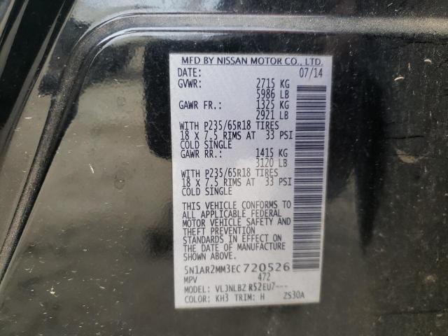 Aukcja sprzedaży 2014 Nissan Pathfinder S, vin: 5N1AR2MM3EC720526, numer aukcji: 44045103