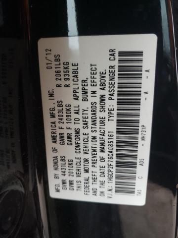 Aukcja sprzedaży 2012 Honda Accord Ex, vin: 1HGCP2F76CA085161, numer aukcji: 43953993