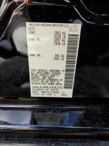 Aukcja sprzedaży 2023 Nissan Altima Sr, vin: 1N4BL4CV0PN349192, numer aukcji: 43592053
