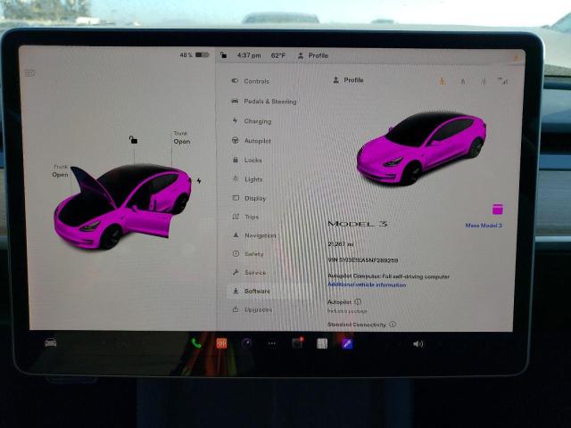 Aukcja sprzedaży 2022 Tesla Model 3, vin: 5YJ3E1EA5NF289259, numer aukcji: 44169343