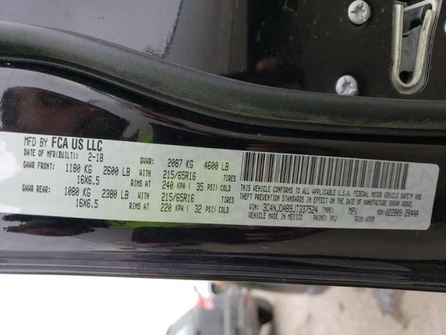 43738733 :رقم المزاد ، 3C4NJDAB9JT337524 vin ، 2018 Jeep Compass Sp مزاد بيع