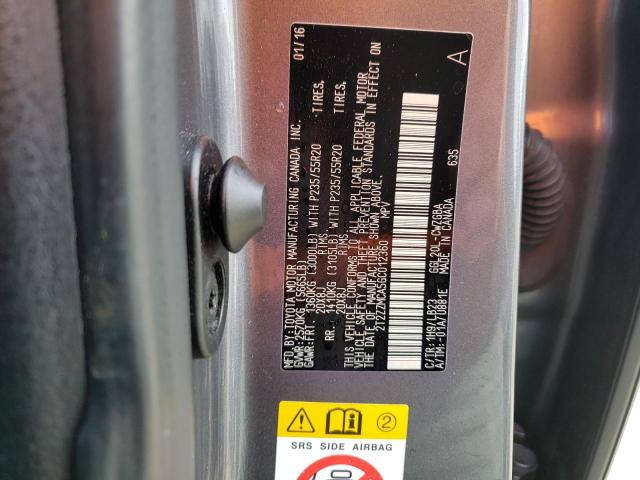 Продаж на аукціоні авто 2016 Lexus Rx 350, vin: 2T2ZZMCA5GC012360, номер лоту: 43568243