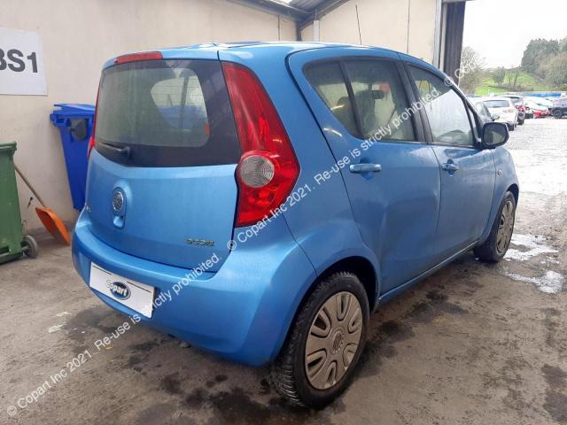 2011 Vauxhall Agila S Ec მანქანა იყიდება აუქციონზე, vin: W0LFXB22SBM554135, აუქციონის ნომერი: 43863123