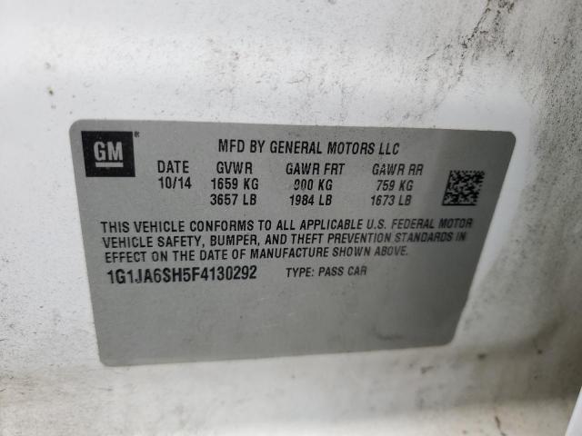 Aukcja sprzedaży 2015 Chevrolet Sonic Ls, vin: 1G1JA6SH5F4130292, numer aukcji: 44336053