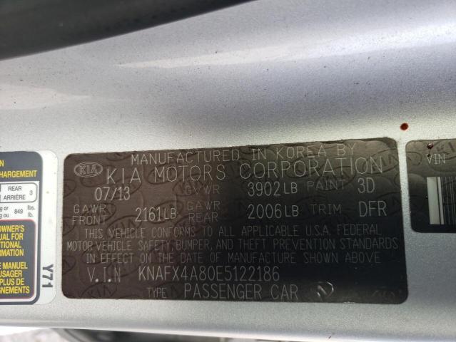 Aukcja sprzedaży 2014 Kia Forte Ex, vin: KNAFX4A80E5122186, numer aukcji: 43895933