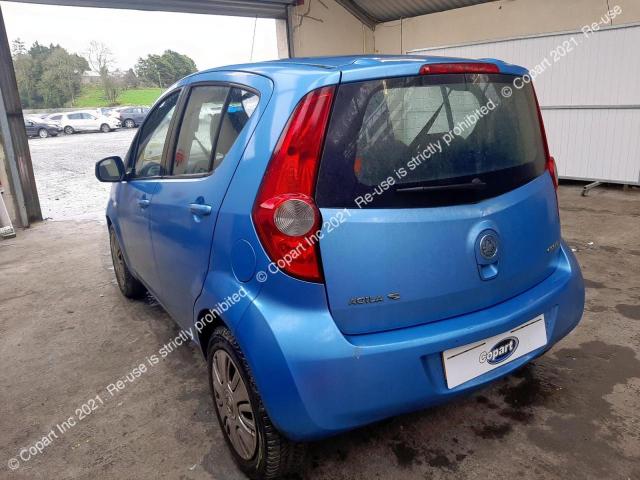 2011 Vauxhall Agila S Ec მანქანა იყიდება აუქციონზე, vin: W0LFXB22SBM554135, აუქციონის ნომერი: 43863123