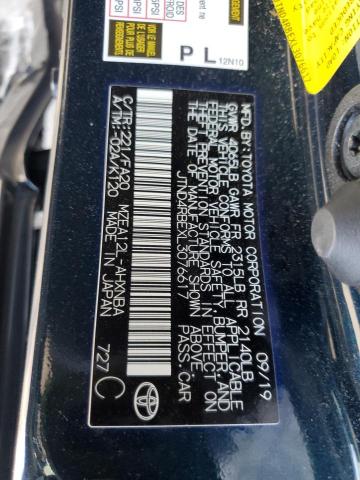 Aukcja sprzedaży 2020 Toyota Corolla Se, vin: JTND4RBEXL3076617, numer aukcji: 43852833