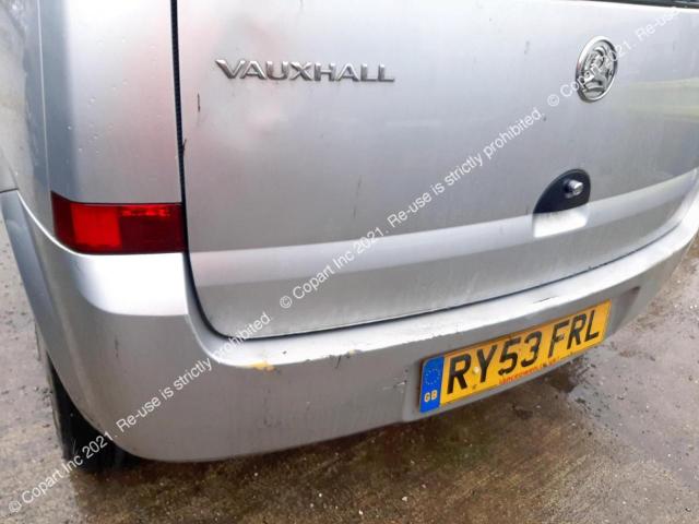 Aukcja sprzedaży 2004 Vauxhall Meriva Enj, vin: W0L0XCE7544110173, numer aukcji: 43849813