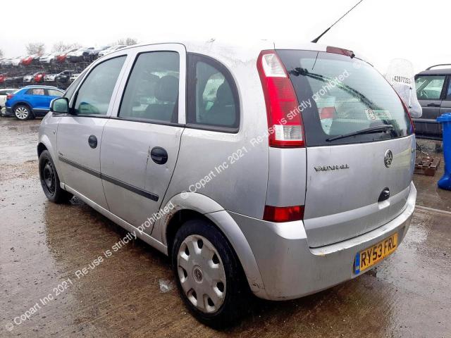 Aukcja sprzedaży 2004 Vauxhall Meriva Enj, vin: W0L0XCE7544110173, numer aukcji: 43849813