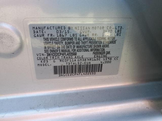 Aukcja sprzedaży 2015 Nissan Versa Note S, vin: 3N1CE2CP4FL422550, numer aukcji: 43733143