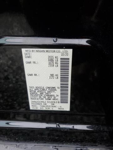 Aukcja sprzedaży 2020 Nissan Leaf Sv, vin: 1N4AZ1CP4LC310928, numer aukcji: 43656503