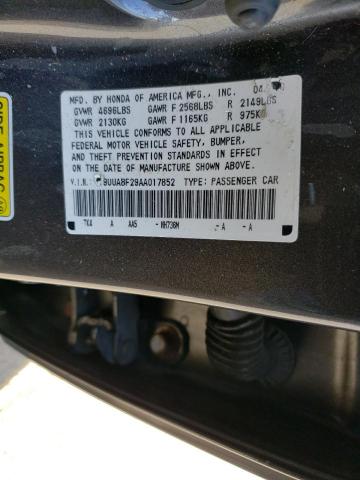 44095253 :رقم المزاد ، 19UUA8F29AA017852 vin ، 2010 Acura Tl مزاد بيع
