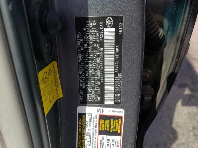 2011 Toyota Camry Base მანქანა იყიდება აუქციონზე, vin: 4T4BF3EK7BR199919, აუქციონის ნომერი: 43307323