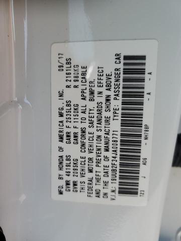 44475073 :رقم المزاد ، 19UUB2F34JA008771 vin ، 2018 Acura Tlx مزاد بيع