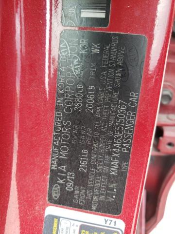 2014 Kia Forte Lx მანქანა იყიდება აუქციონზე, vin: KNAFX4A63E5150367, აუქციონის ნომერი: 43993553