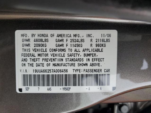 Продаж на аукціоні авто 2007 Acura Tl, vin: 19UUA66257A006456, номер лоту: 43789323