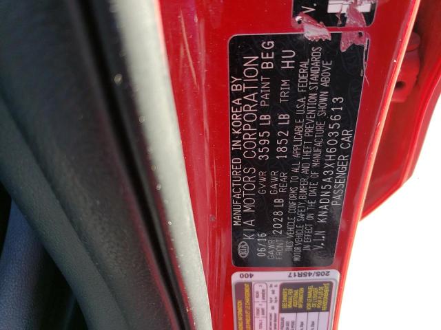 Aukcja sprzedaży 2017 Kia Rio Ex, vin: KNADN5A3XH6035613, numer aukcji: 43638623