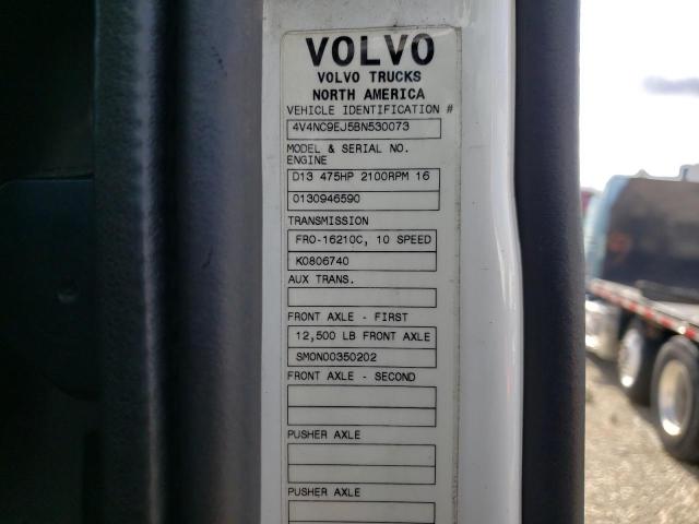 43769893 :رقم المزاد ، 4V4NC9EJ5BN530073 vin ، 2011 Volvo Vn Vnl مزاد بيع