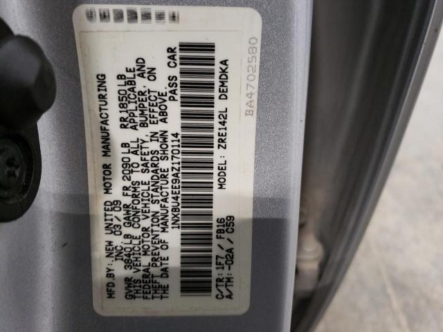 Aukcja sprzedaży 2010 Toyota Corolla Base, vin: 1NXBU4EE9AZ170114, numer aukcji: 44727963