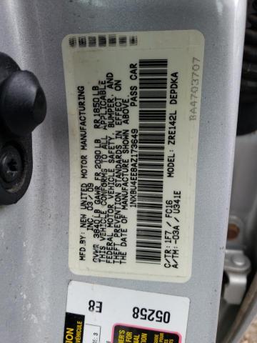Aukcja sprzedaży 2010 Toyota Corolla Base, vin: 1NXBU4EE8AZ173649, numer aukcji: 43853903