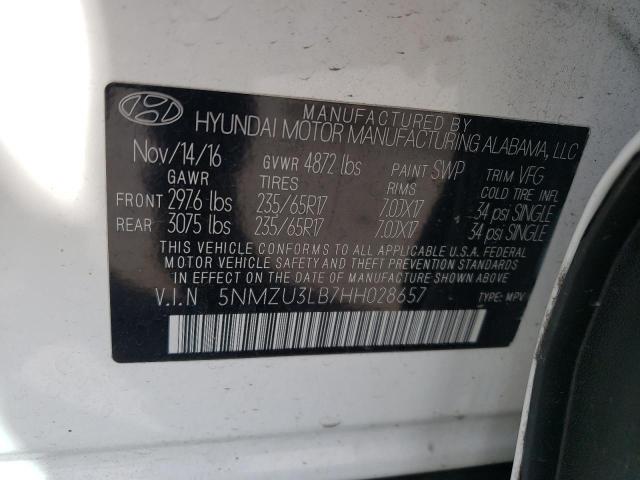 Aukcja sprzedaży 2017 Hyundai Santa Fe Sport, vin: 5NMZU3LB7HH028657, numer aukcji: 44434703