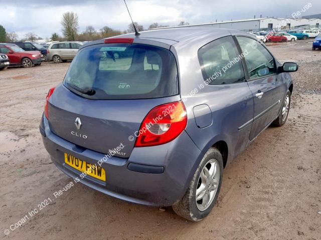 Aukcja sprzedaży 2007 Renault Clio Dynam, vin: VF1CR1A0H36867828, numer aukcji: 43863043